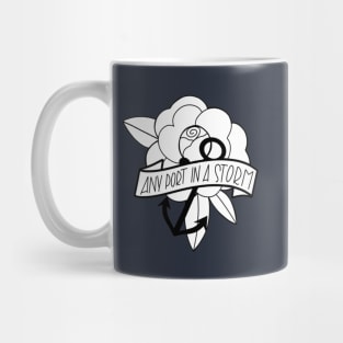 Any port in a storm Mug